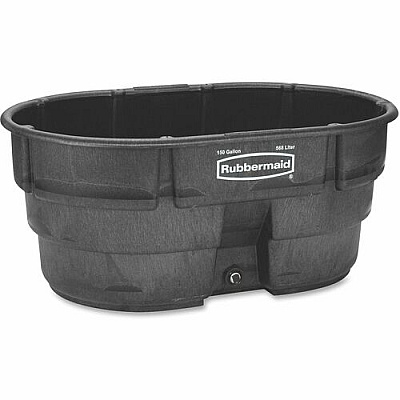 Rubbermaid Commercial 150-Gallon Stock Tank (424500BK)