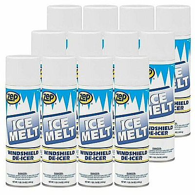Zep Commercial Ice Melt Aerosol De-Icer for Windshields and Windows - 20 oz. (17601)