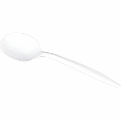 Karat Soup Spoon Med-weight/White (U2007W)