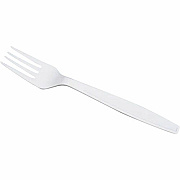 Karat Wrapped Fork, Heavy-Weight/White (U3530W)