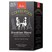 Melitta One:One Coffee Pods, Breakfast Blend, 18 Pods/Box (75421)