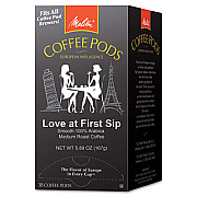 Melitta Coffee Pods, Love at First Sip (Medium Roast), 18 Pods/Box (75415)