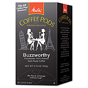 Melitta Coffee Pods, Buzzworthy (Dark Roast), 18 Pods/Box (75412)