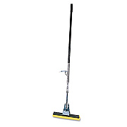 Rubbermaid Commercial Steel Sponge Mop, 12" Yellow Cellulose Sponge Head, Bronze Steel Handle (6435BZE)