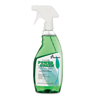 AbilityOne 7930013738849, SKILCRAFT, Power Green Cleaner/Degreaser, 22 oz Spray Bottle, 12/Box