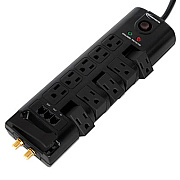 Innovera Surge Protector, 10 Outlets, 6 ft Cord, 2880 Joules, Black (IVR71657)