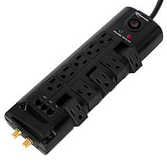 Innovera Surge Protector, 10 Outlets, 6 ft Cord, 2880 Joules, Black (IVR71657)