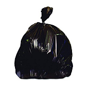 Heritage Reprocessed Resin Can Liners, 33 gal, 1.5 mil, 33" x 39", Black, 100/Carton (X6639AK)