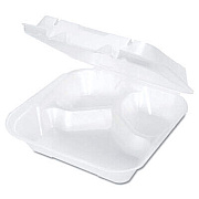 Genpak SN243V Snap-It Vented Hinged Containers