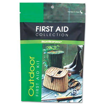 First Aid Only RightResponse Outdoor First Aid Kit, 32 Pieces, Vinyl Case (10108)
