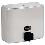 Bobrick ConturaSeries Surface-Mounted Liquid Soap Dispenser, 40 oz, 7 x 3.31 x 6.13, Satin Finish Stainless Steel (4112)