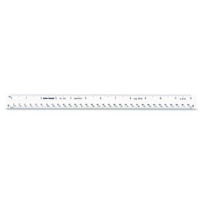 Chartpak Triangular Scale, Plastic, 12" Long, Architectural, White (3272BC)