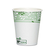 Dixie Pla Hot Cups, Paper W/pla Lining, Viridian, 10 Oz Squat, 50/pack (2340SPLAPK)
