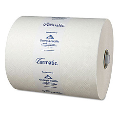 Georgia Pacific Professional Hardwound Roll Towels, 8 1/4 x 700ft, White, 6 Rolls/Carton (2930P)