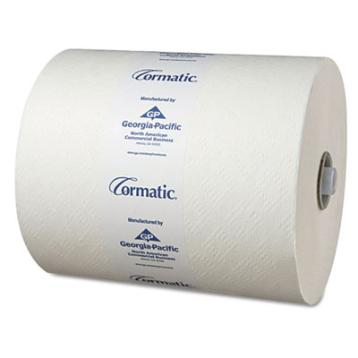 Georgia Pacific Professional Hardwound Roll Towels, 8 1/4 x 700ft, White, 6 Rolls/Carton (2930P)