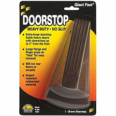 Giant Foot Doorstop - Brown (00964)