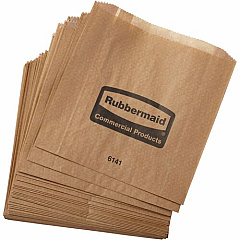 Rubbermaid Commercial Waxed Receptacle Bags (614100)