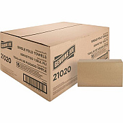 Genuine Joe Paper Towel Single fold 250 sheets Natural (21020)