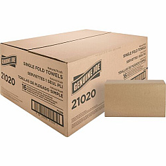 Genuine Joe Paper Towel Single fold 250 sheets Natural (21020)