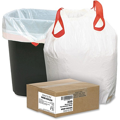 Berry 13 Gallon Drawstring Trash Bags (1DK200)