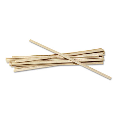 AmerCareRoyal Wood Stir Sticks, 5.5", 10,000/Carton (R810CT)