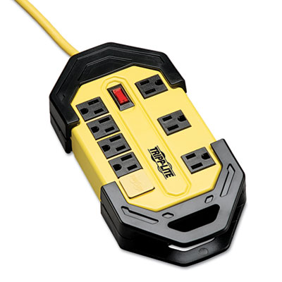 Tripp Lite Power It! Safety Power Strip, 8 Outlets, 12 ft Cord and Clip, GFCI Plug (TLM812GF)
