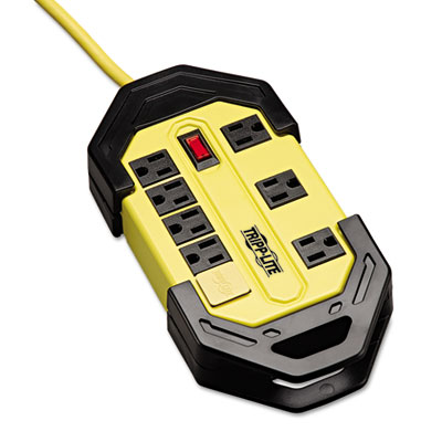 Tripp Lite Power It! Safety Power Strip, 8 Outlets, 15 ft Cord and Clip, Safety Covers (TLM815NS)