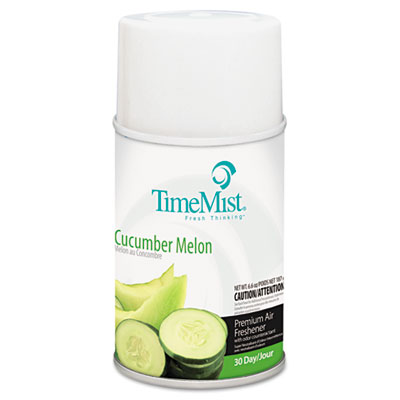 TimeMist Premium Metered Air Freshener Refill, Cucumber Melon, 5.3 oz Aerosol Spray (1042677EA)