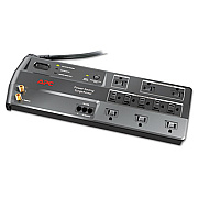 APC Surgearrest Surge Protector, 11 Outlets, 6 Ft Cord, 3400 Joules, Black (P11GTV)