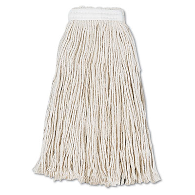 Boardwalk Cut-End Wet Mop Head, Cotton, #16, White, 12/Carton (2016CCT)