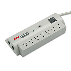 APC SurgeArrest Personal Power Surge Protector, 7 Outlets, 6 ft Cord, 240 Joules (PER7T)