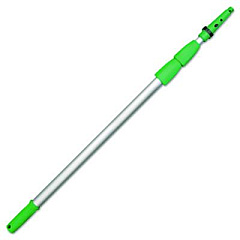 Unger Opti-Loc Extension Pole, 18 ft, Three Sections, Green/Silver (ED550)