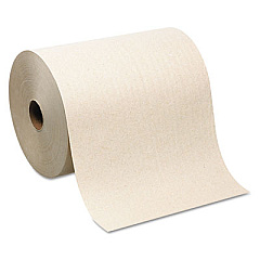 Georgia Pacific Professional SofPull Hardwound Roll Paper Towel, Nonperforated, 1-Ply, 7.87" x 1,000 ft, Brown, 6 Rolls/Carton (26480)