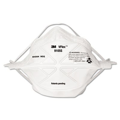 3M VFlex Particulate Respirator N95, Small, 50/Box (9105S)