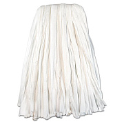 Boardwalk Nonwoven Cut End Edge Mop, Rayon/polyester, 24oz, White, 12/carton (UNSBW224)
