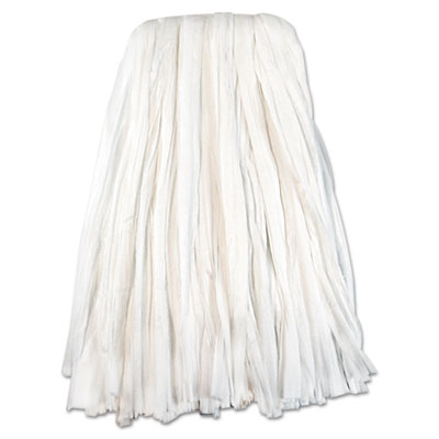 Boardwalk Nonwoven Cut End Edge Mop, Rayon/polyester, 24oz, White, 12/carton (UNSBW224)