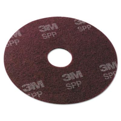 Scotch-Brite Surface Preparation Pad, 18" Diameter, Maroon, 10/Carton (SPP18)