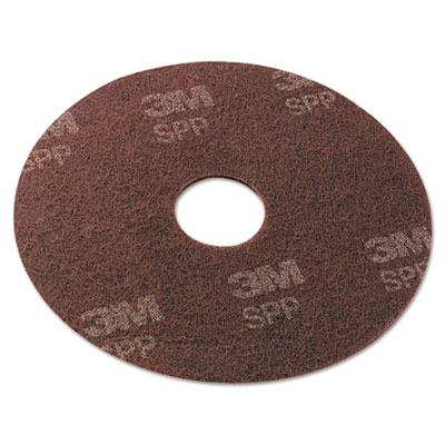 Scotch-Brite Surface Preparation Pad, 20" Diameter, Maroon, 10/Carton (SPP20)