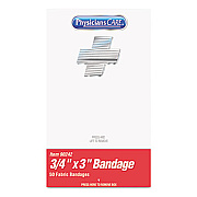 PhysiciansCare by First Aid Only Xpress First Aid Kit Refill, Bandages, 3/4" X 3" Plastic, 50/box (90242)