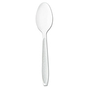 SOLO Impress Heavyweight Full-Length Polystyrene Cutlery, Spoon, Plastic, White, 1,000/Carton (HSWT0007)