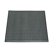 AbilityOne 7220015826247, SKILCRAFT 3-Mat Entry System Scraper Mat, 24 x 32, Black