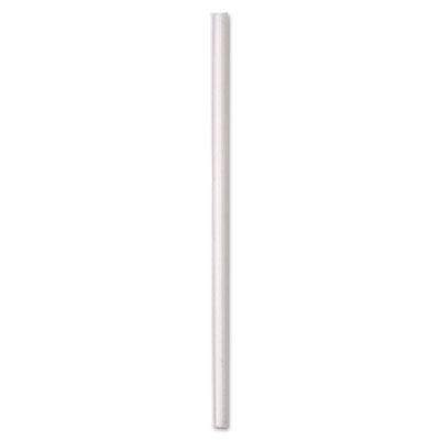 Dart Jumbo Straws, Polypropylene, 7 3/4" Long, Translucent, 250/pack (722TX0075PK)