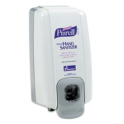 AbilityOne 4510015219870, SKILCRAFT, PURELL Wall Dispenser, 1,000 mL, 5 x 4 x 10, Gray, 6/Box