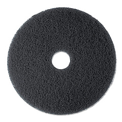 3M Low-Speed High Productivity Floor Pads 7300, 20" Diameter, Black, 5/Carton (08278)