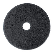 3M Low-Speed High Productivity Floor Pads 7300, 19" Diameter, Black, 5/Carton (08277)