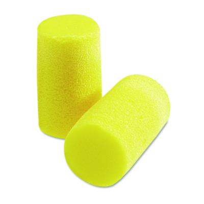 3M E-A-R Classic Plus Earplugs, Cordless, PVC Foam, Yellow, 200 Pairs/Box (3101101)