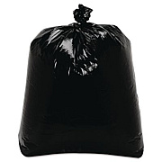 Trinity Plastics Low-Density Can Liners, 16 gal, 0.7 mil, 24" x 32", Black, Flat Pack, 500/Carton (ML2432)