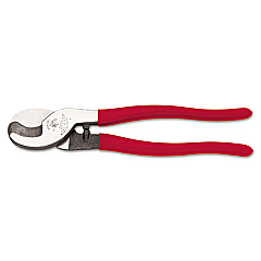 Klein Tools High-Leverage Cable Cutters, 9 1/2" Tool Length, 1 2/5"cut Length (63050)