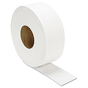 GEN JRT Jumbo Bath Tissue, Septic Safe, 2-Ply, 3.3" x 1,000 ft, White, 12 Rolls/Carton (JRT1000)