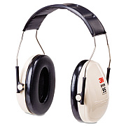 3M PELTOR OPTIME 95 Low-Profile Folding Ear Muff H6f/V, 21 dB, Beige/Black (H6FV)